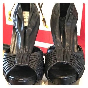 Jessica Simpson Black Stiletto Sandals
